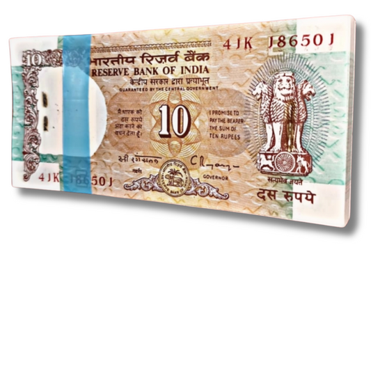 ₹10 Shalimar Note Packet | Serial 186501–186600 | Saibaba Number Note Included