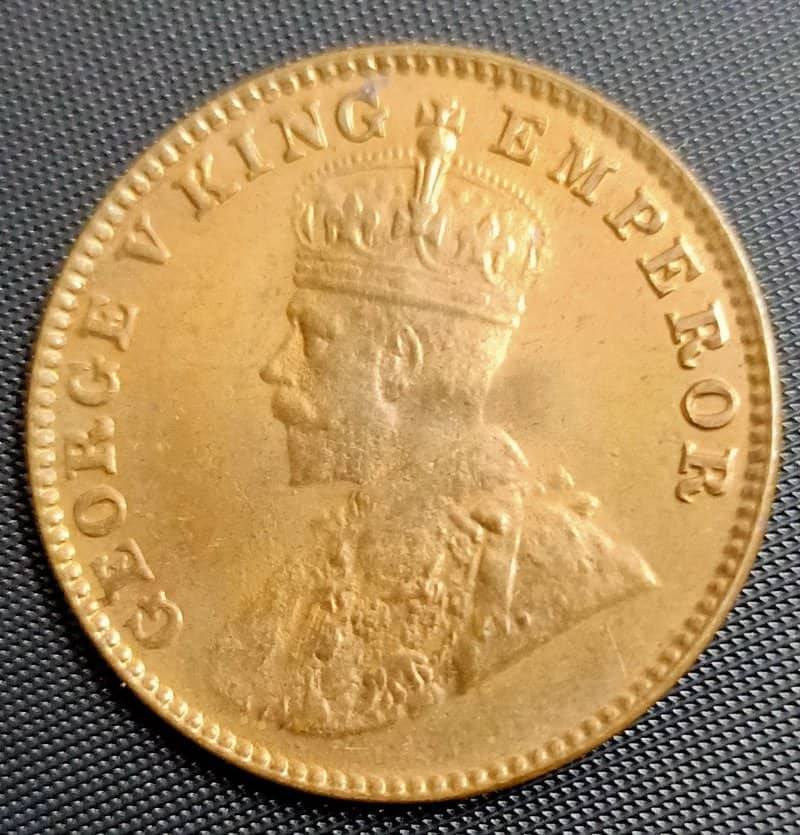 One Quarter Anna 1926 George V King Given Different Good Condition