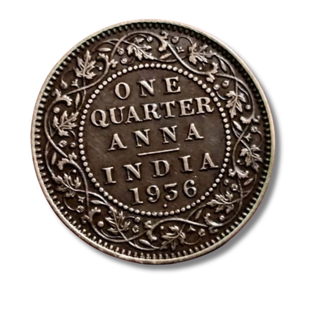 1936 One Quarter Anna – George VI King Emperor - Collection Bazzar
