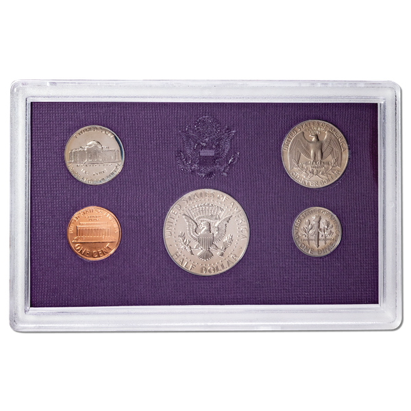 1987 United States Proof Coin Set | 5 Coins – 1 Cent, 5 Cent, 10 Cent, Quarter, Half Dollar - Collection Bazzar