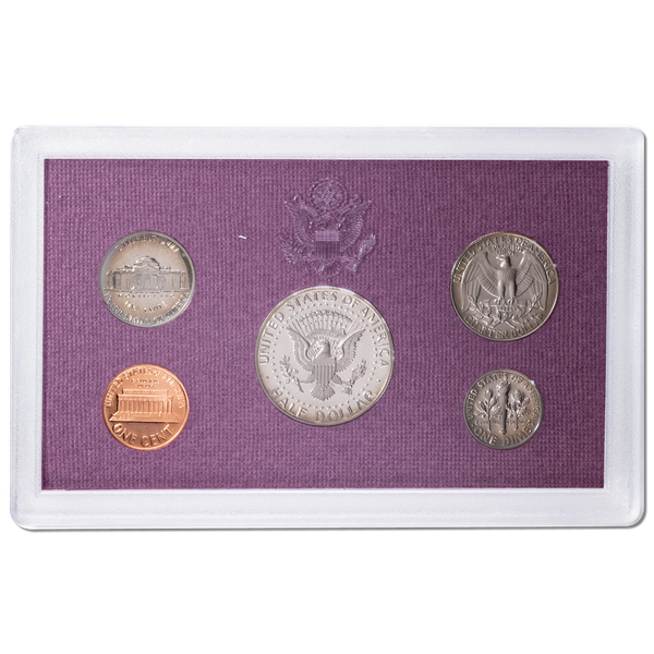 1988 United States Proof Coin Set | 5 Coins – 1 Cent, 5 Cent, 10 Cent, Quarter, Half Dollar - Collection Bazzar