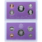 1989 United States Mint Proof Coin Set with 5 coins in original case Front back