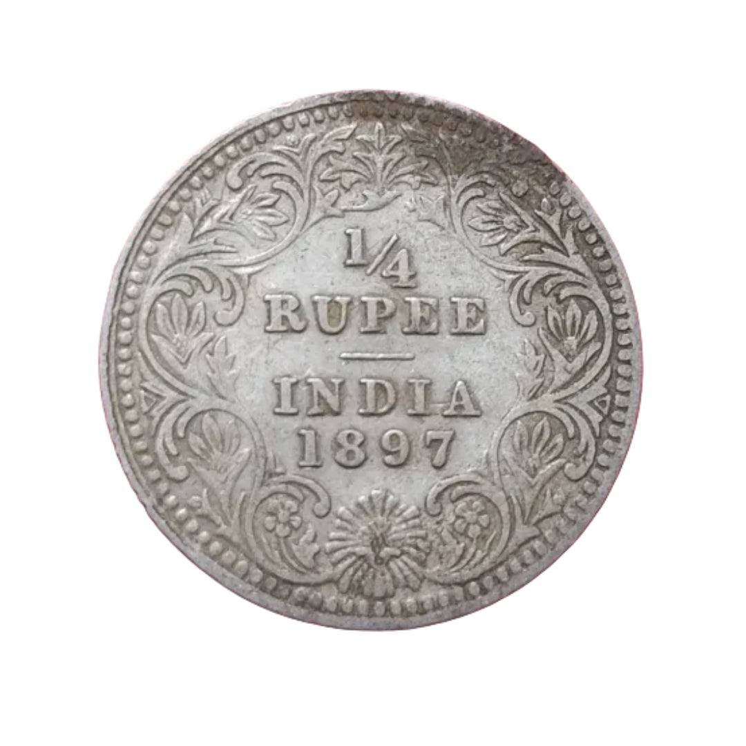 1/4 Rupee 1897