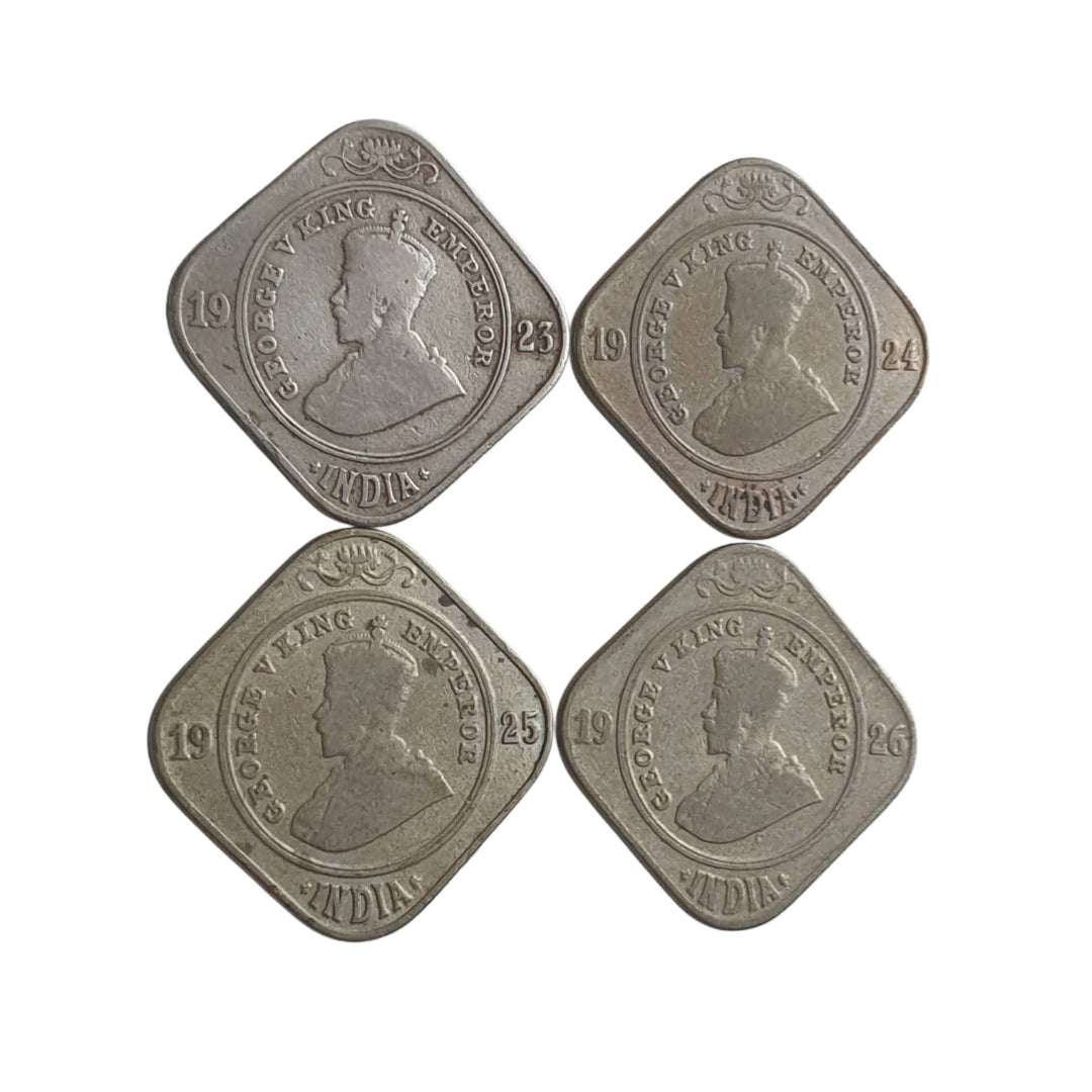 2 Anna Coin Set Both | Rare Collectible - Collection Bazzar