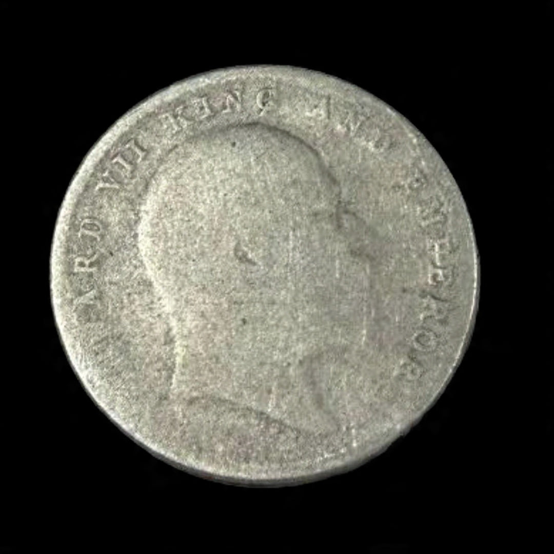 2 Annas Silver Coin 1904 British India - Edward VII King and Emperor As Per Image - Collection Bazzar