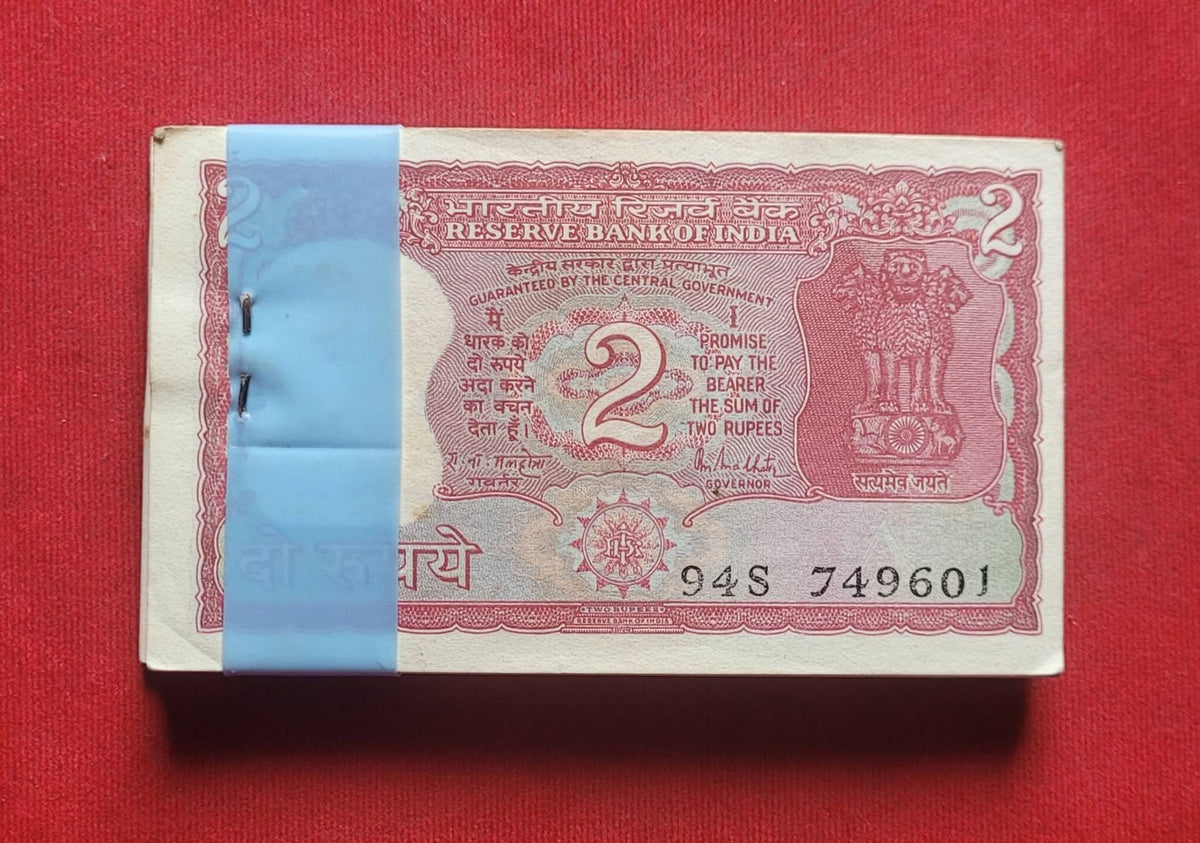 2 Rupees Taiger Bundle.

GEM UNC Bundle 

 fancy no..786 

Sig=R.N.MALHOTRA..✍️

B - Collection Bazzar