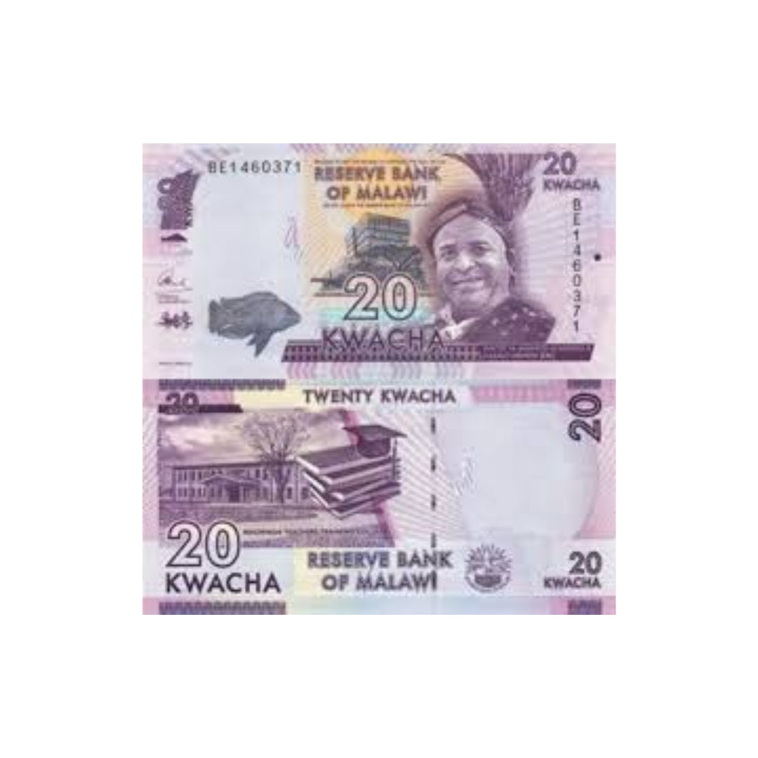 20 kwacha malawi unc condition - Collection Bazzar