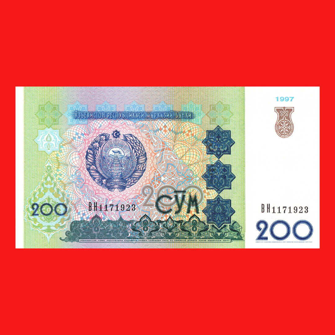 200 So‘m Central Bank of Uzbekistan UNC Condition - Collection Bazzar