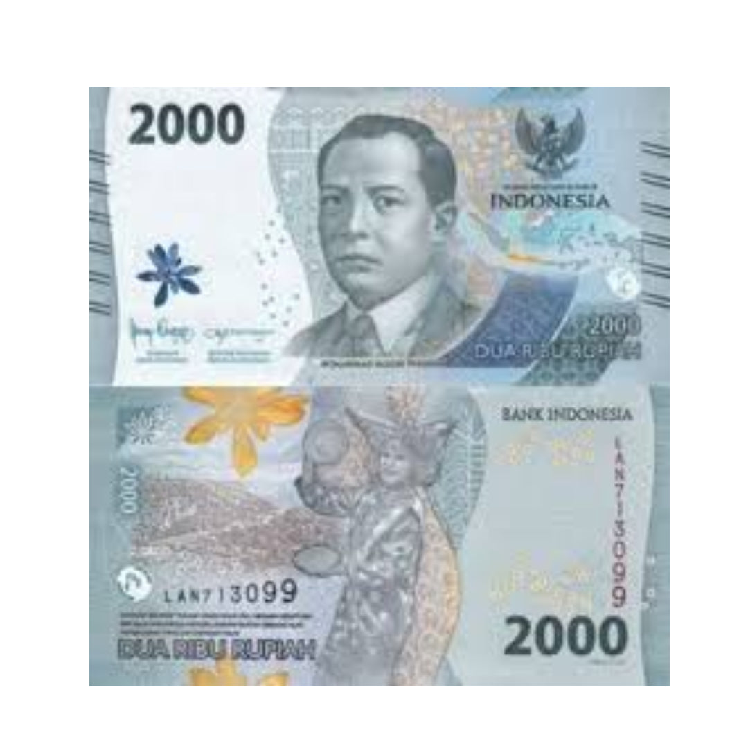 2000 rupiah Indonesia unc condition - Collection Bazzar