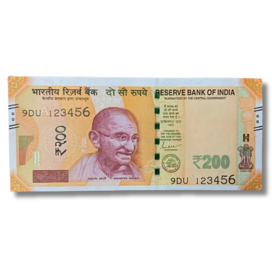 ₹200 Fancy Ladder Number Note | Serial 123456