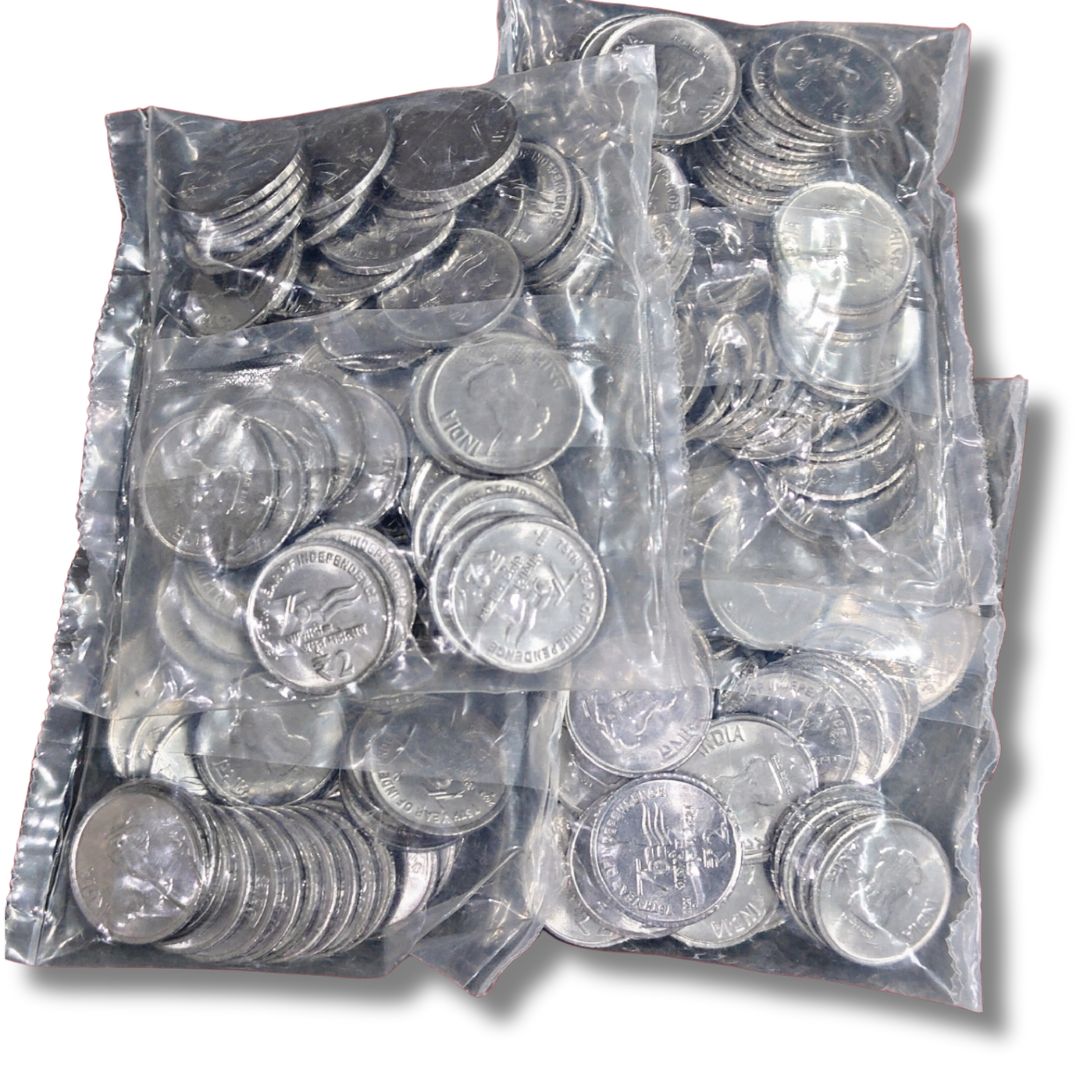 2022 Rs 2 AKAM Coin – Noida Mint – 50 Pcs Packet | GEM UNC Condition