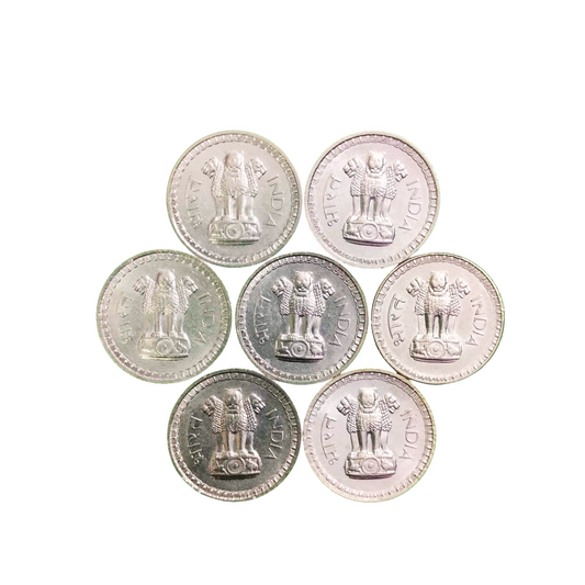 Rs 1 Coin 1962 Single Coin Price Magnetic Copper-Nickel  – Vintage Collectible