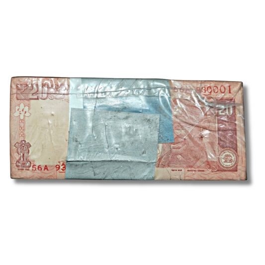 ₹20 Old Telescopic Rim Notes – Serial Starting 930001 | UNC Condition | 10 Packets (1000 Notes)