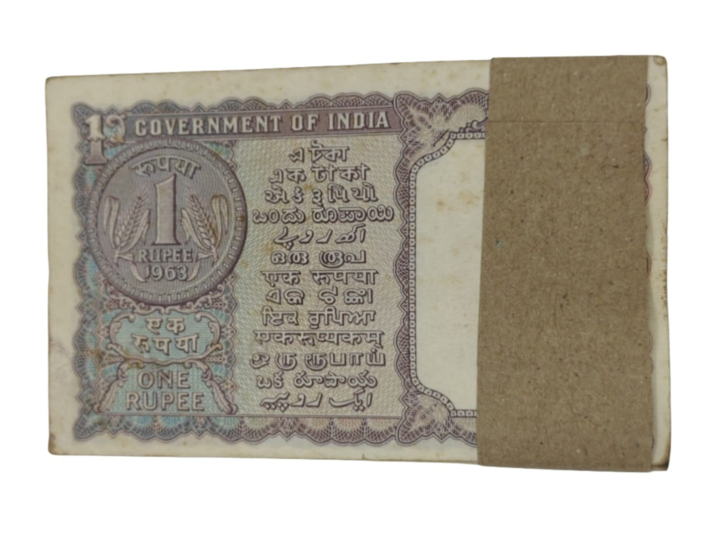 Rare ₹1 Note Packet 930901 | L. K. Jha Signed Government of India Issue 100 UNC Notes