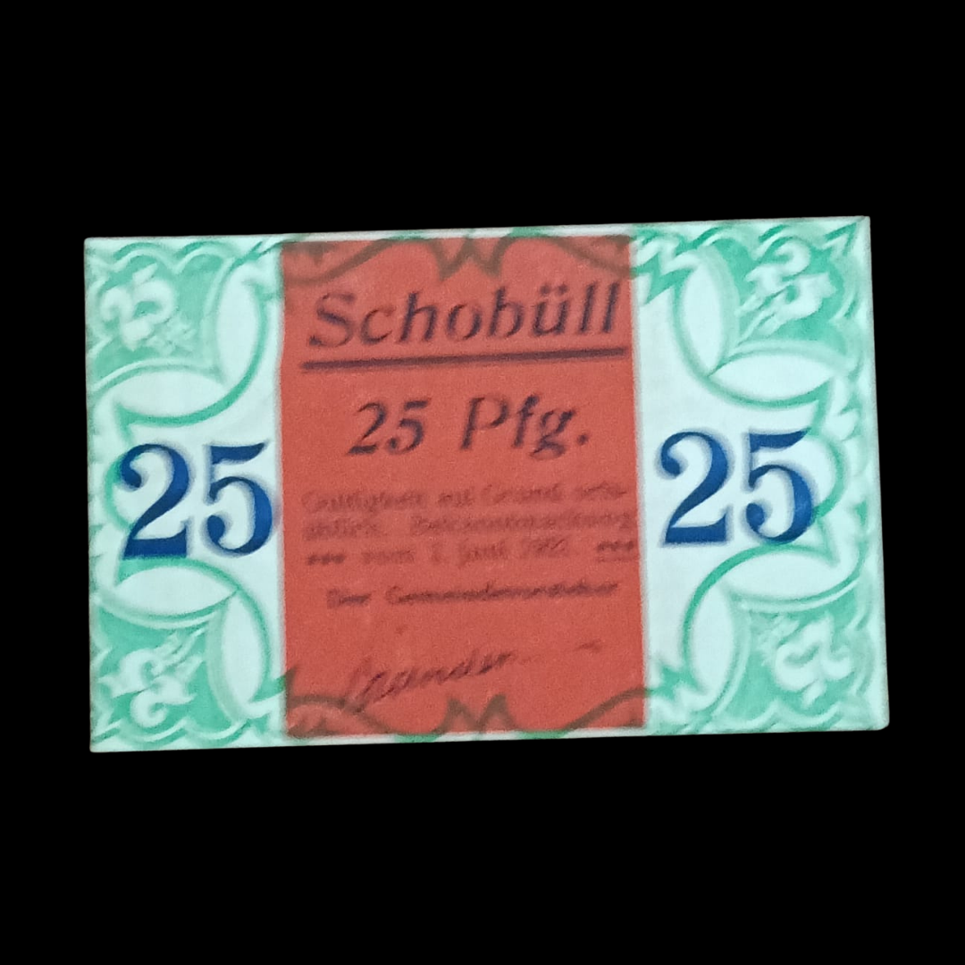 25 Pfennig Notgeld Municipality of Schobüll (Gemeinde Schobüll) - Collection Bazzar