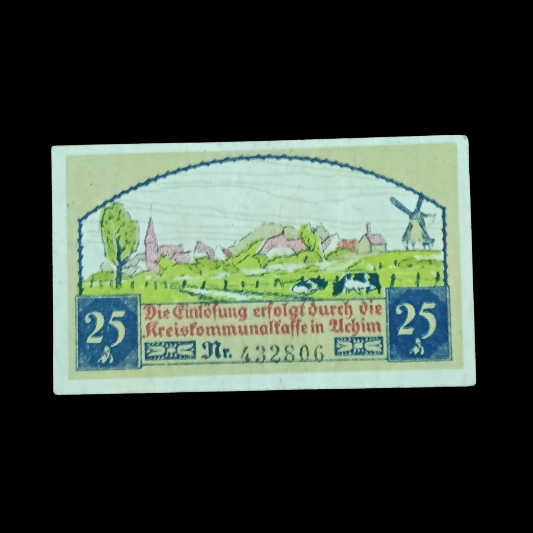 25 Pfennig Weimar Republic District of Achim (Kreis Achim) 1921 - Collection Bazzar