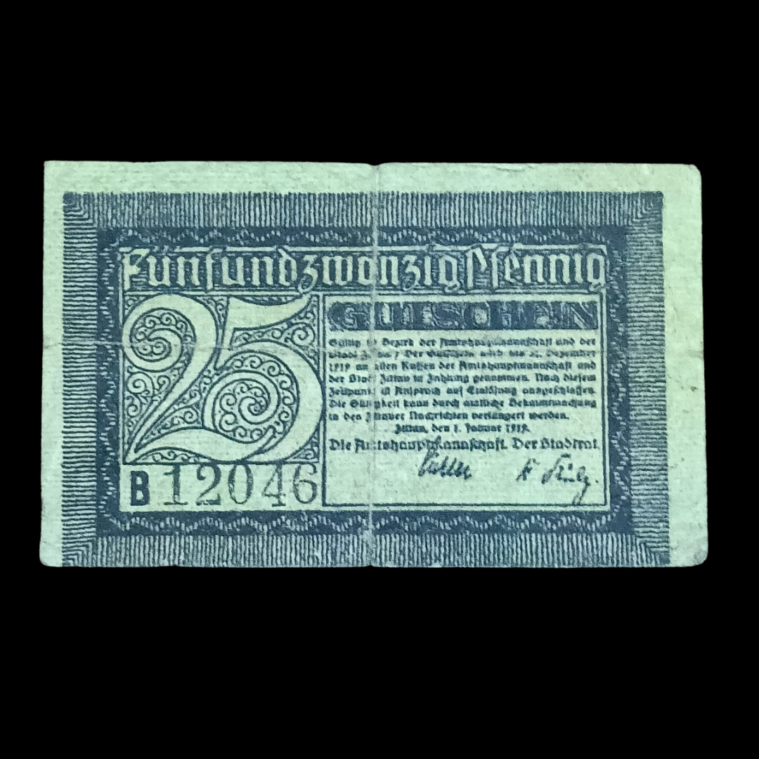 25 Pfennigs Local banknotes Weimar Republic District of Zittau - Collection Bazzar