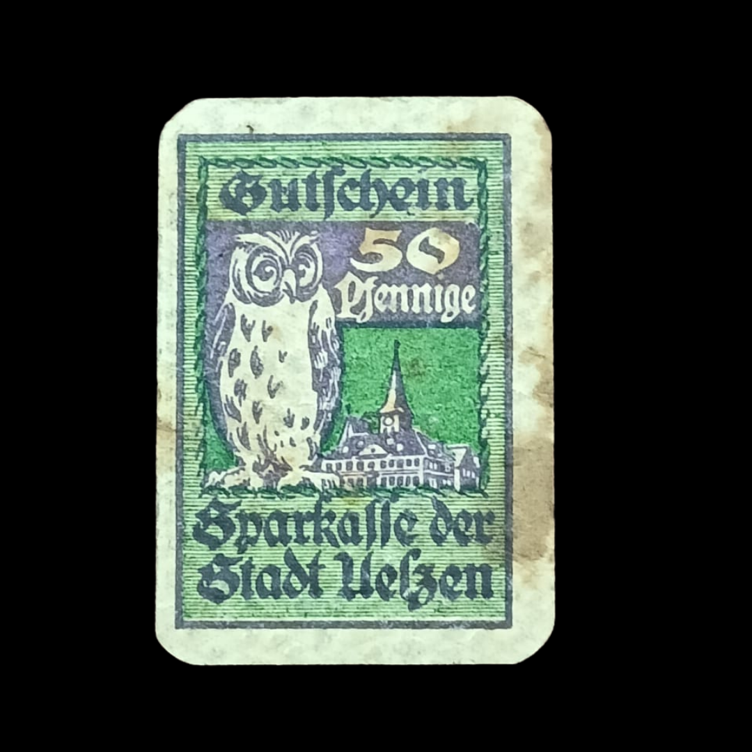 25 Pfennigs Sparkasse Regionale Banknote Weimar Republic City of Uelzen - Collection Bazzar