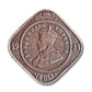 1923 2 Anna Coin – George V King Emperor | British India Round Nickel Coin (Excellent Condition)