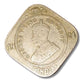 1924 2 Anna Coin – George V King Emperor | British India Nickel Coin (Excellent Condition)