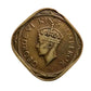 2 Annas 1943 George VI King Emperor Coin