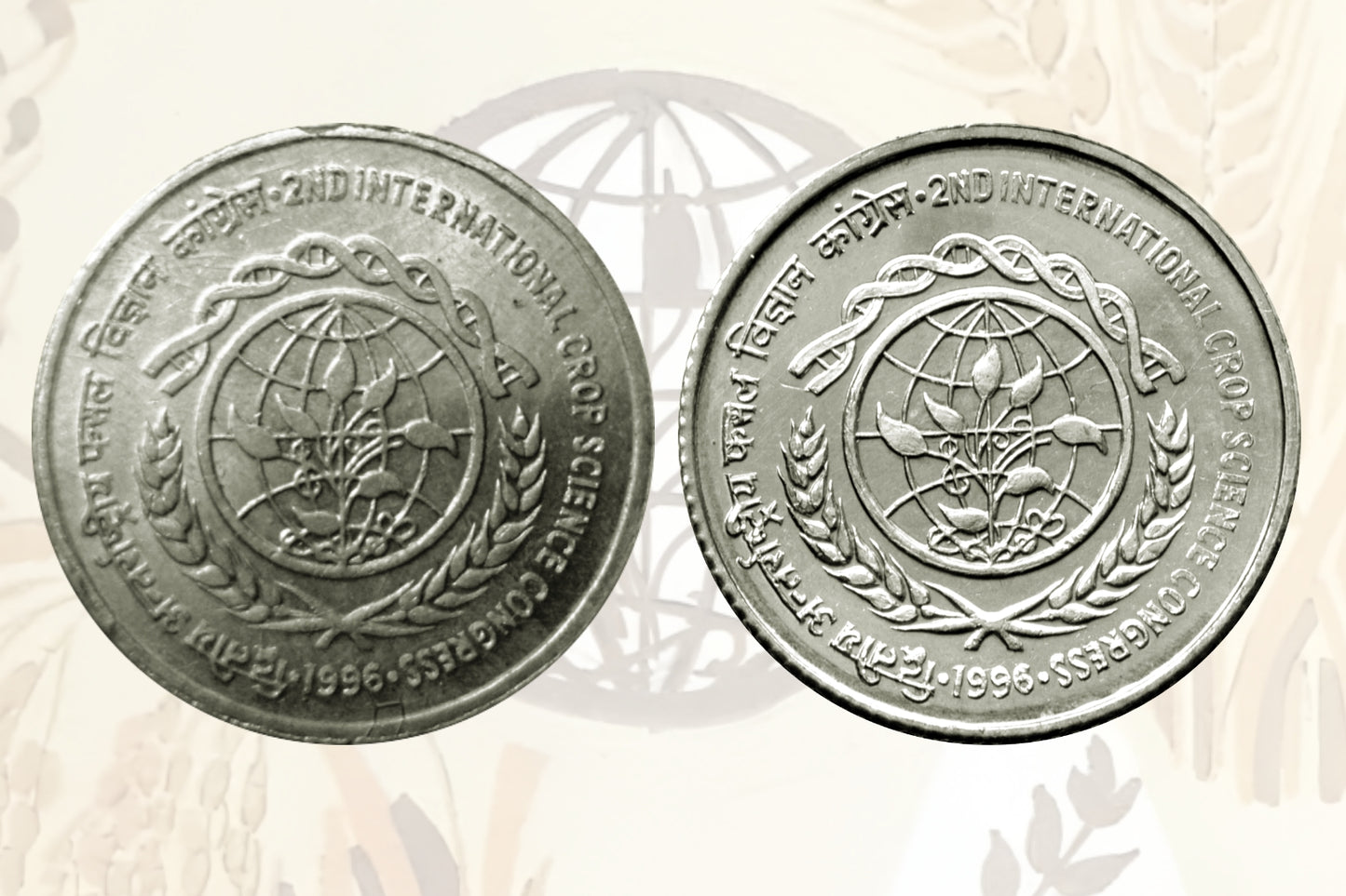 ₹5 Coin – 2nd International Crop Science Congress 1996 | Copper-Nickel