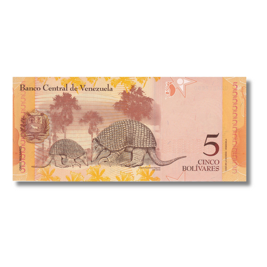 5 Bolivares Venezuela unc condition - Collection Bazzar