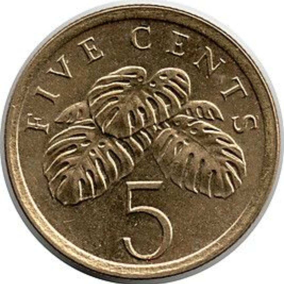 5 Cents Singapura Singapore Collectible - Collection Bazzar