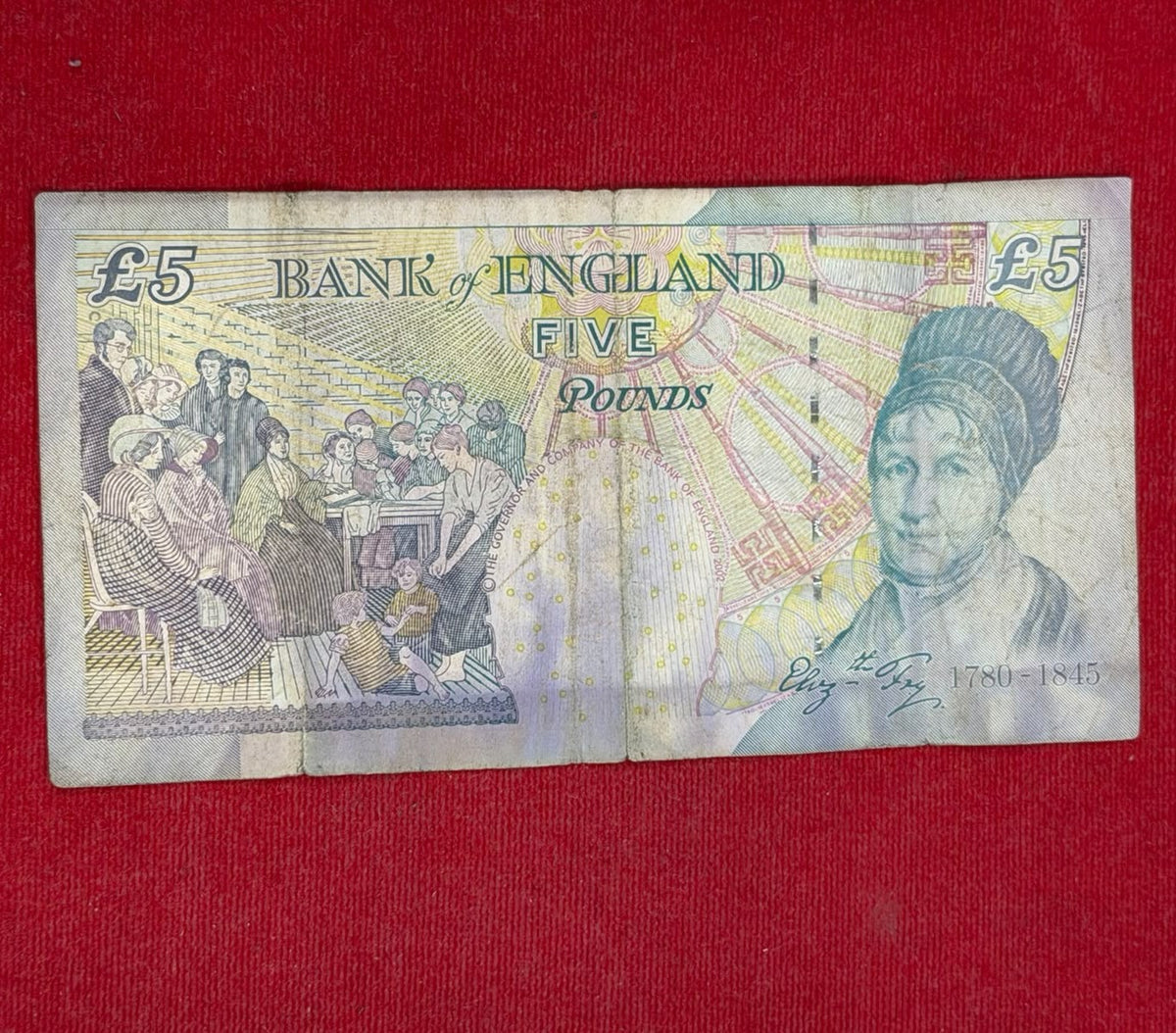 5 Pounds - Elizabeth II Bank of England Used Condition - Collection Bazzar