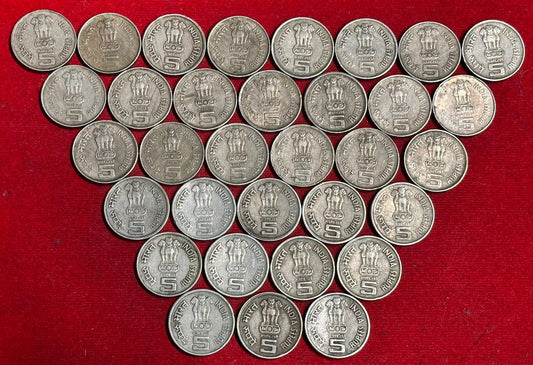5 Rare Commemorative Coin Collection – Lal Bahadur Shastri & World Tamil Conference 1995 | Collectable Grade | 30 Pcs Lot” - Collection Bazzar