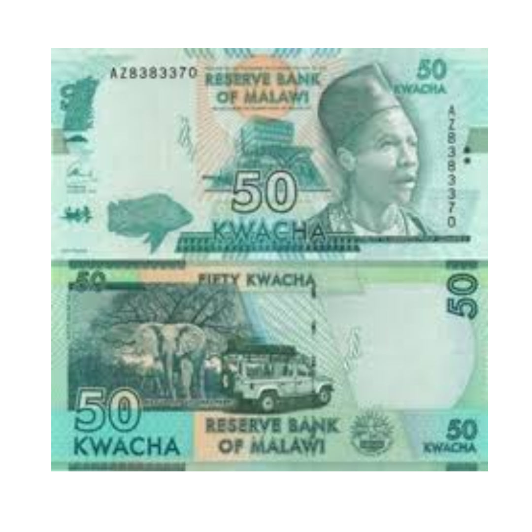 50 Kwacha Malawi unc condition - Collection Bazzar