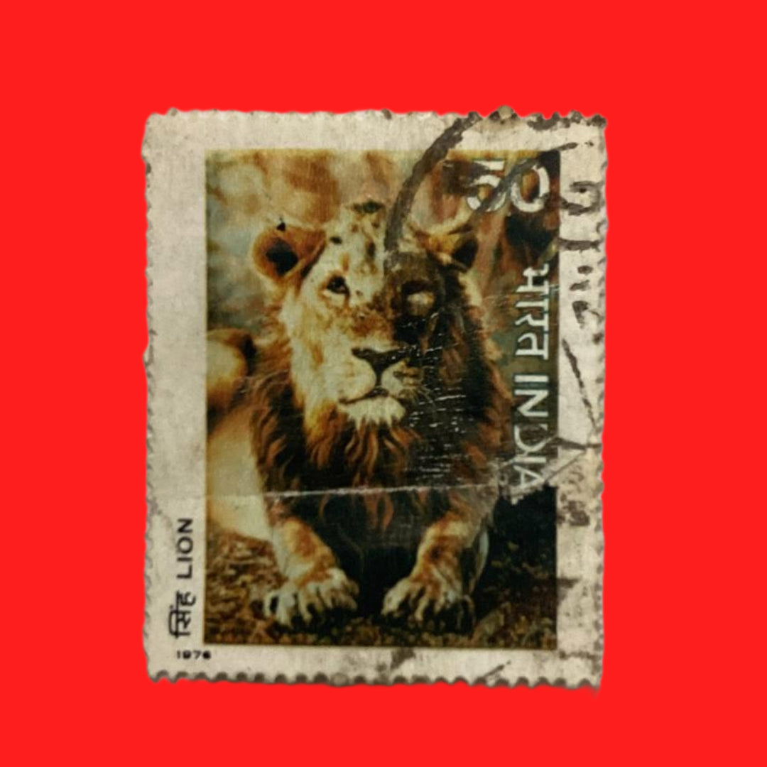 50 Lion Stamp Collectible - Collection Bazzar