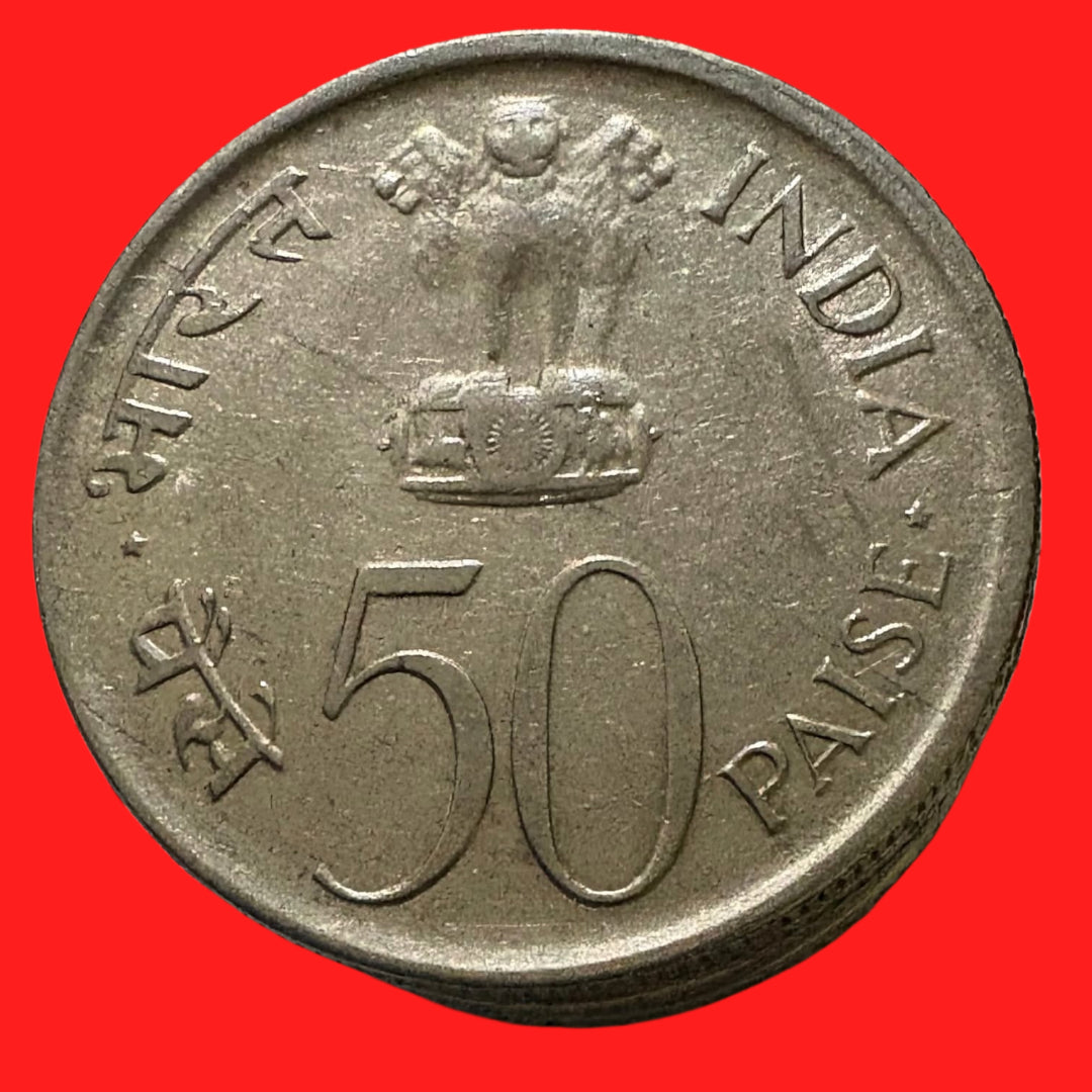 50 Paise Jawaharlal Nehru Commemorative Coin 1964 - Collection Bazzar