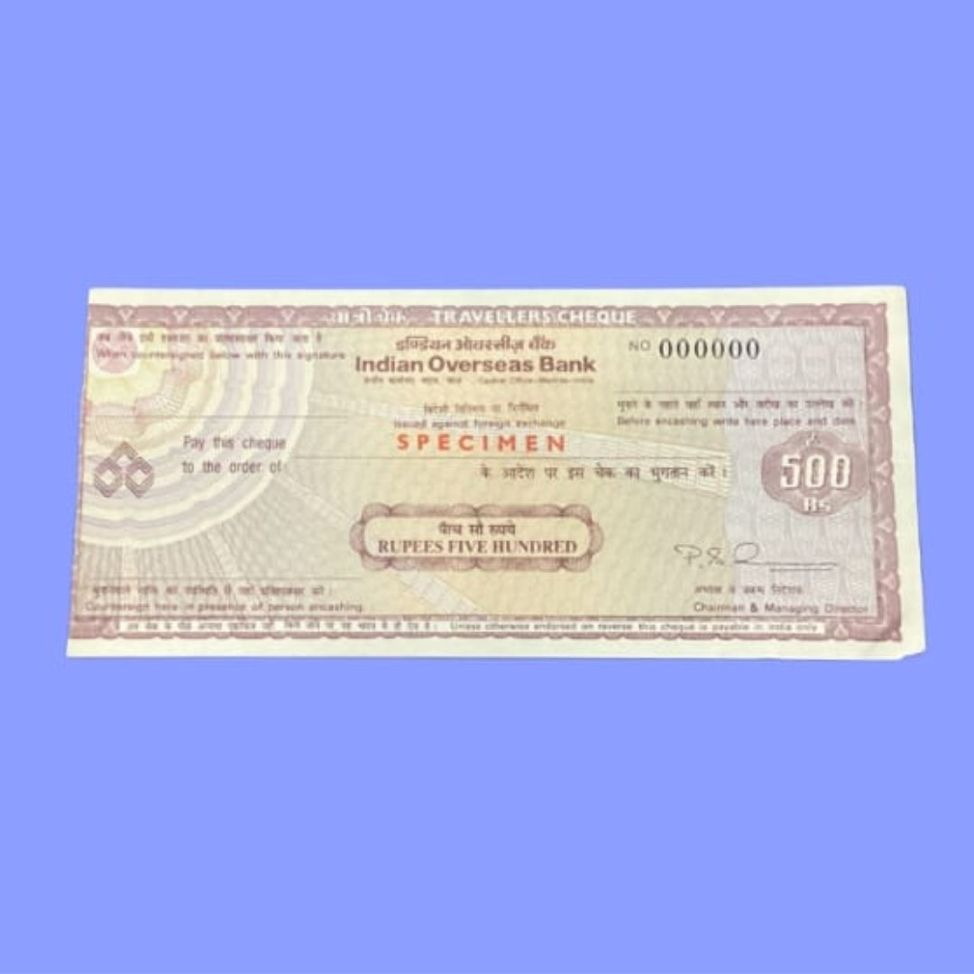 500 travellers Indian overseas rare collectible - Collection Bazzar