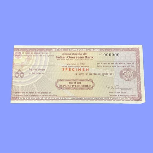 500 travellers Indian overseas rare collectible - Collection Bazzar