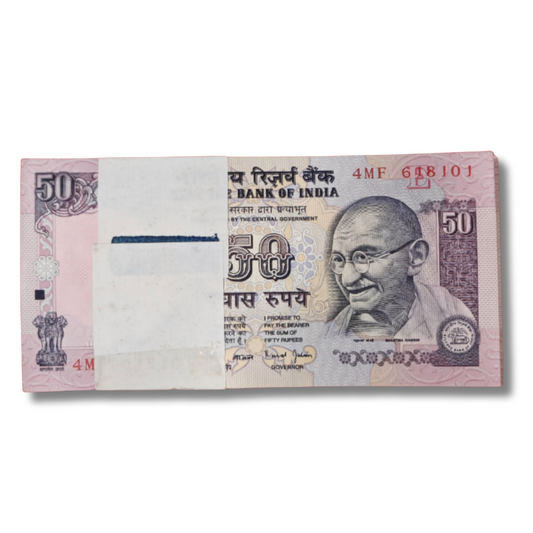 ₹50 Note Packet | Serial 618101 | Ending 108 Holy Number Note Included