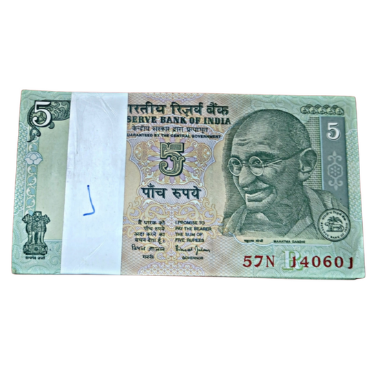 ₹5 Gandhi Birthday Note Packet – 14 June 2001