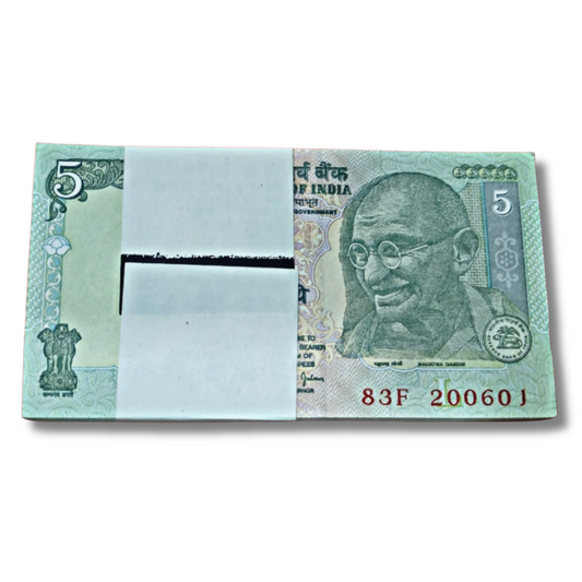 ₹5 Gandhi Birthday Note Packet – 20 June 2001