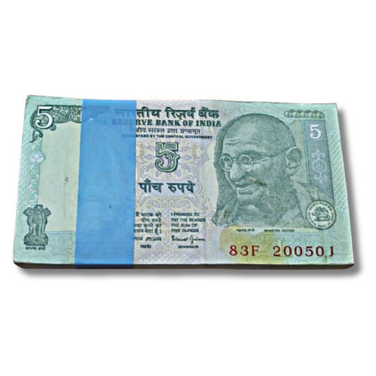 ₹5 Gandhi Birthday Note Packet – 20 May 2001