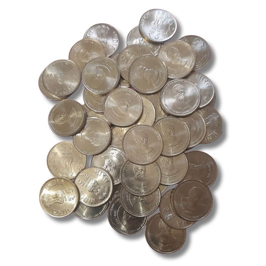 5Rs Tata ( Bombay Mint ) Gem Unc Condition ( 50 Pcs Lot