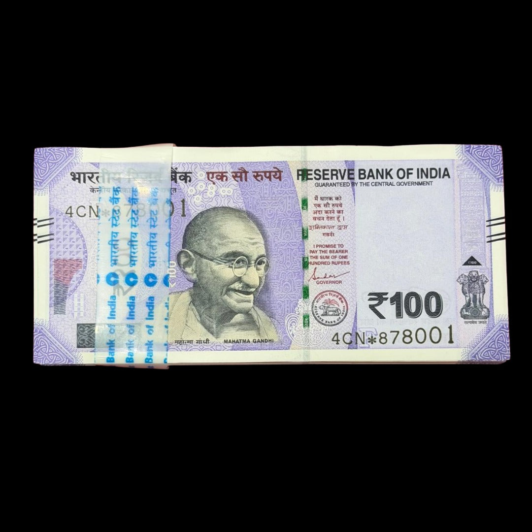 Rs 100 Star Serial Packet 878001 Governor shaktikant das