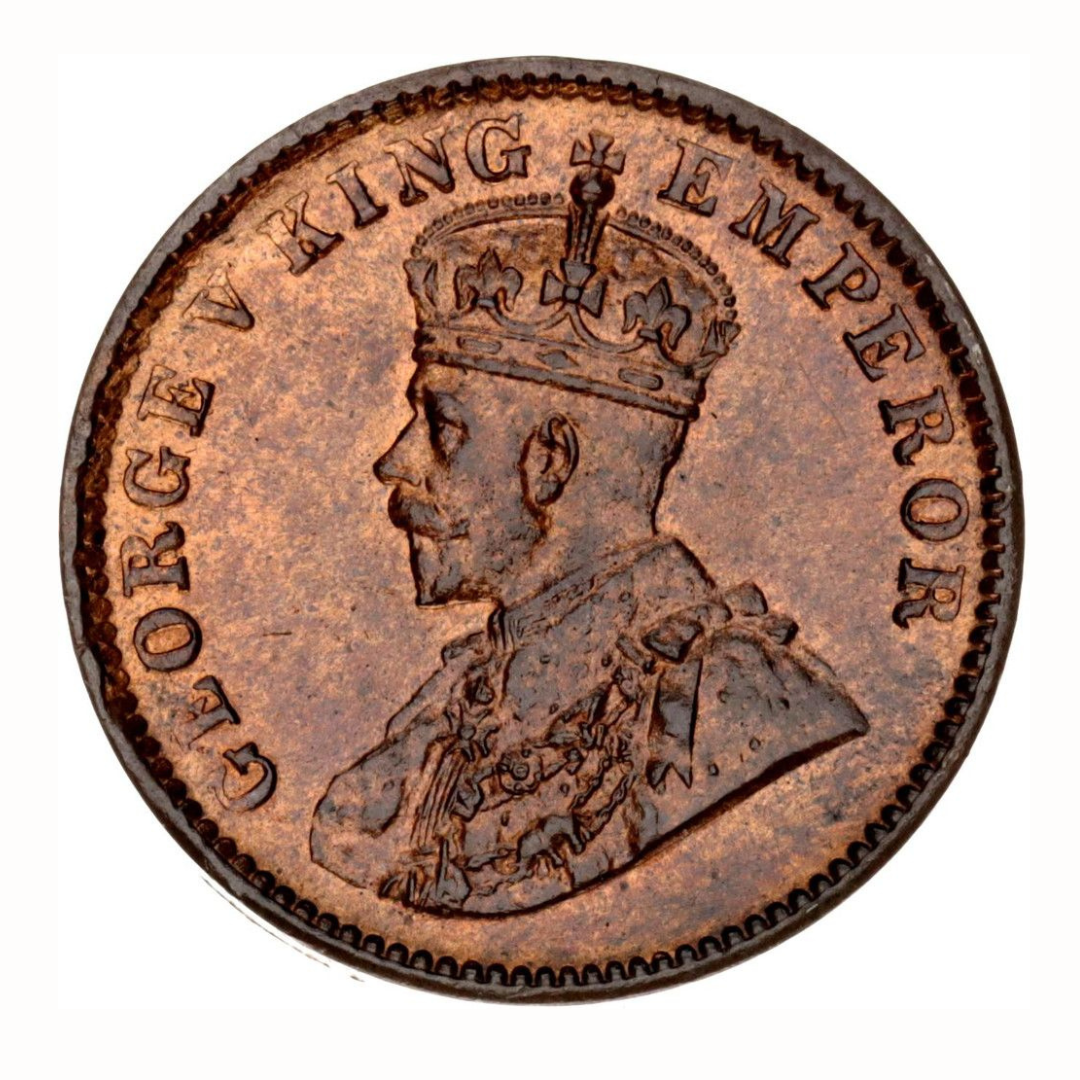 One Quarter Anna 1929 George V King Given Different Good Condition