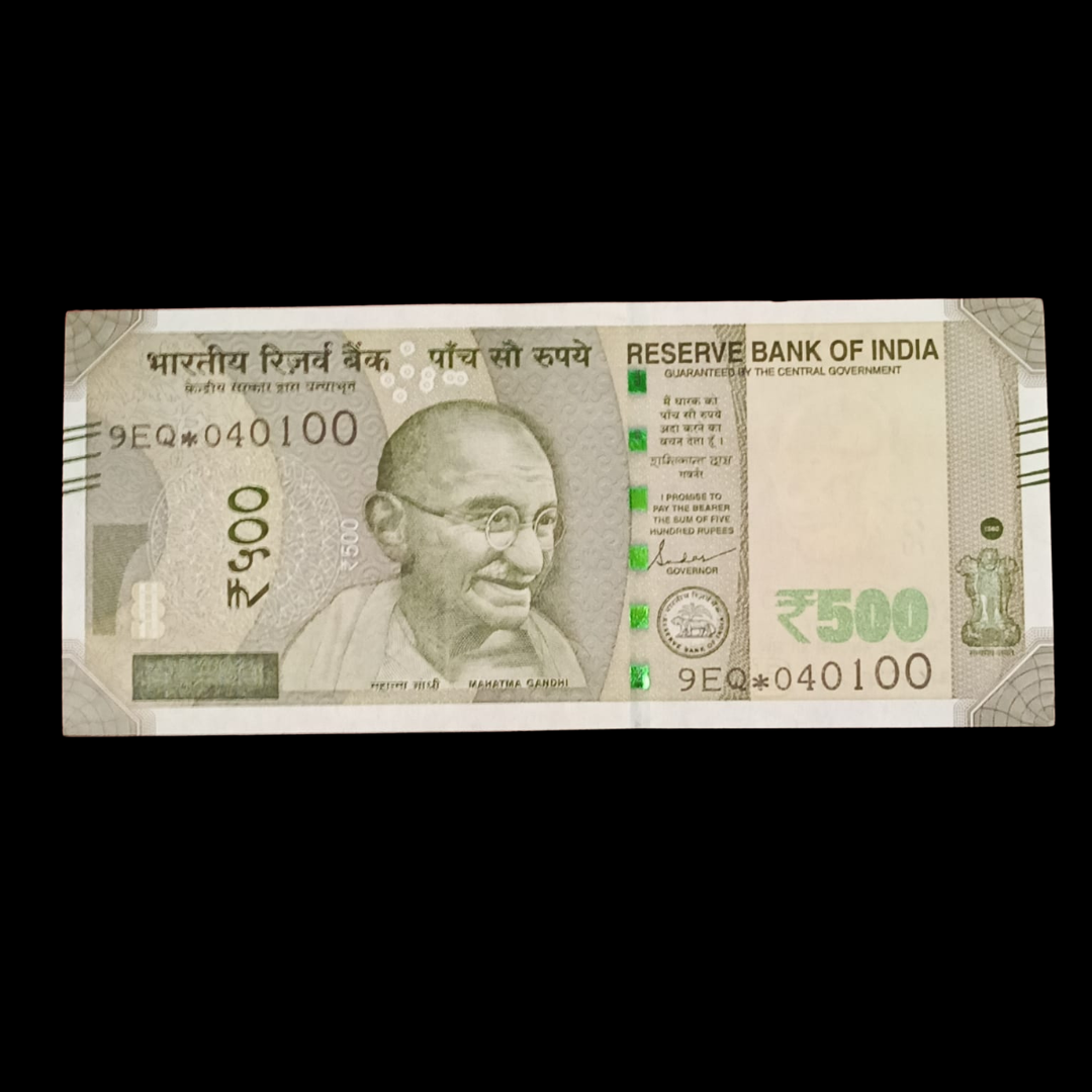 Rs 500 Star Note Birthday or Anniversary 040100 Rare Item