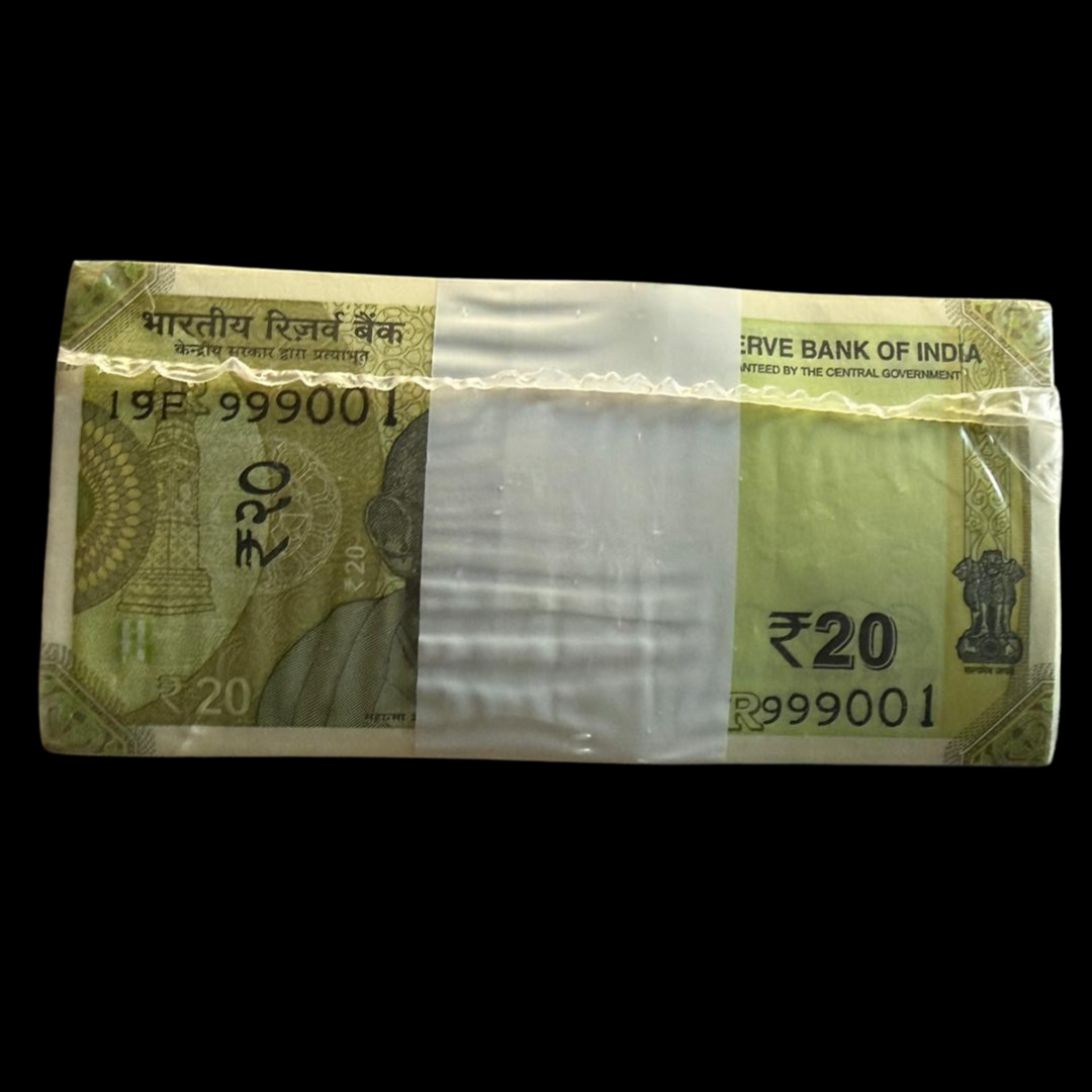 Rs 20 RIM Packet 999001 - 1000000 Included All Solid 999999 Rare