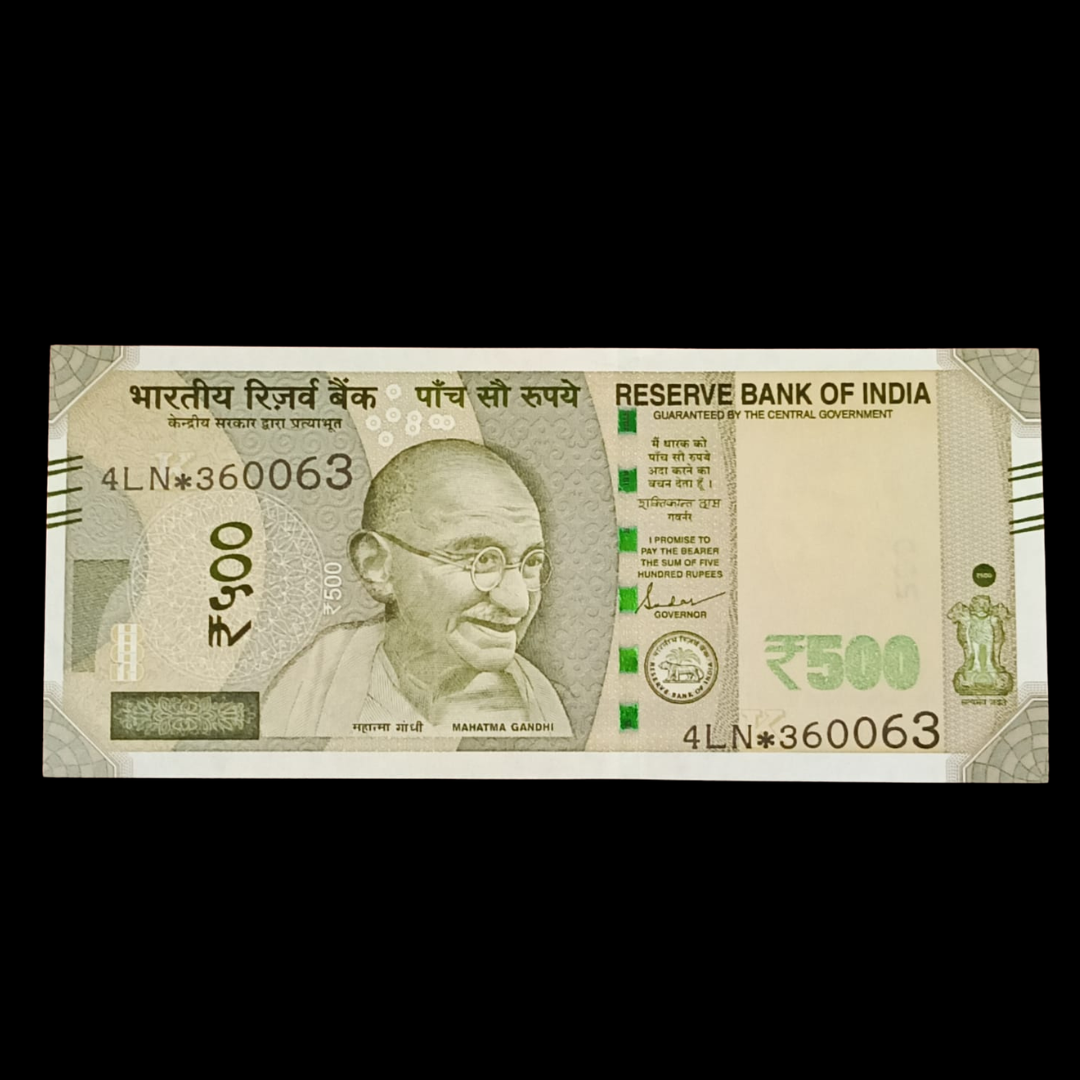 Rs 500 Star Note 360063 Mirror Number Rare Item