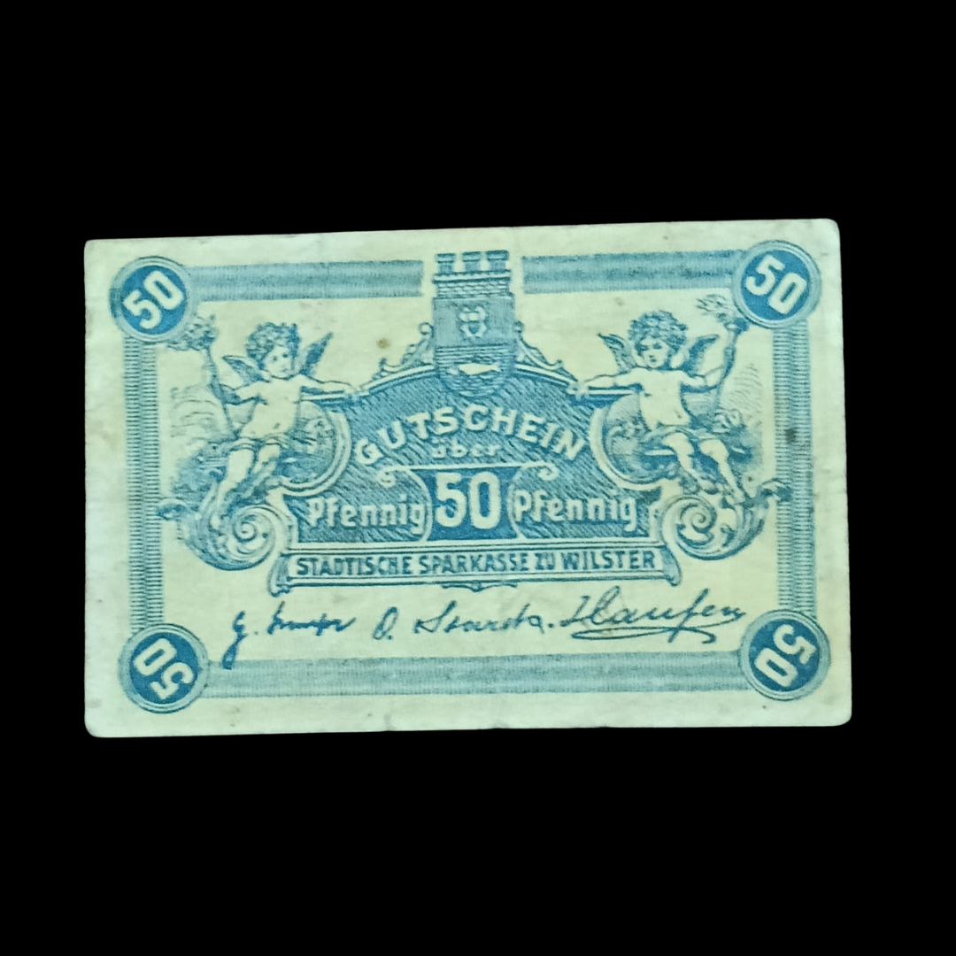 50 Pfennig Notgeld Städtische Sparkasse zu Wilster (Schleswig-Holstein)