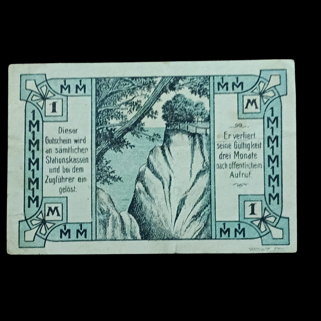 1 Mark Notgeld Chamber of Commerce of the Memel Territory