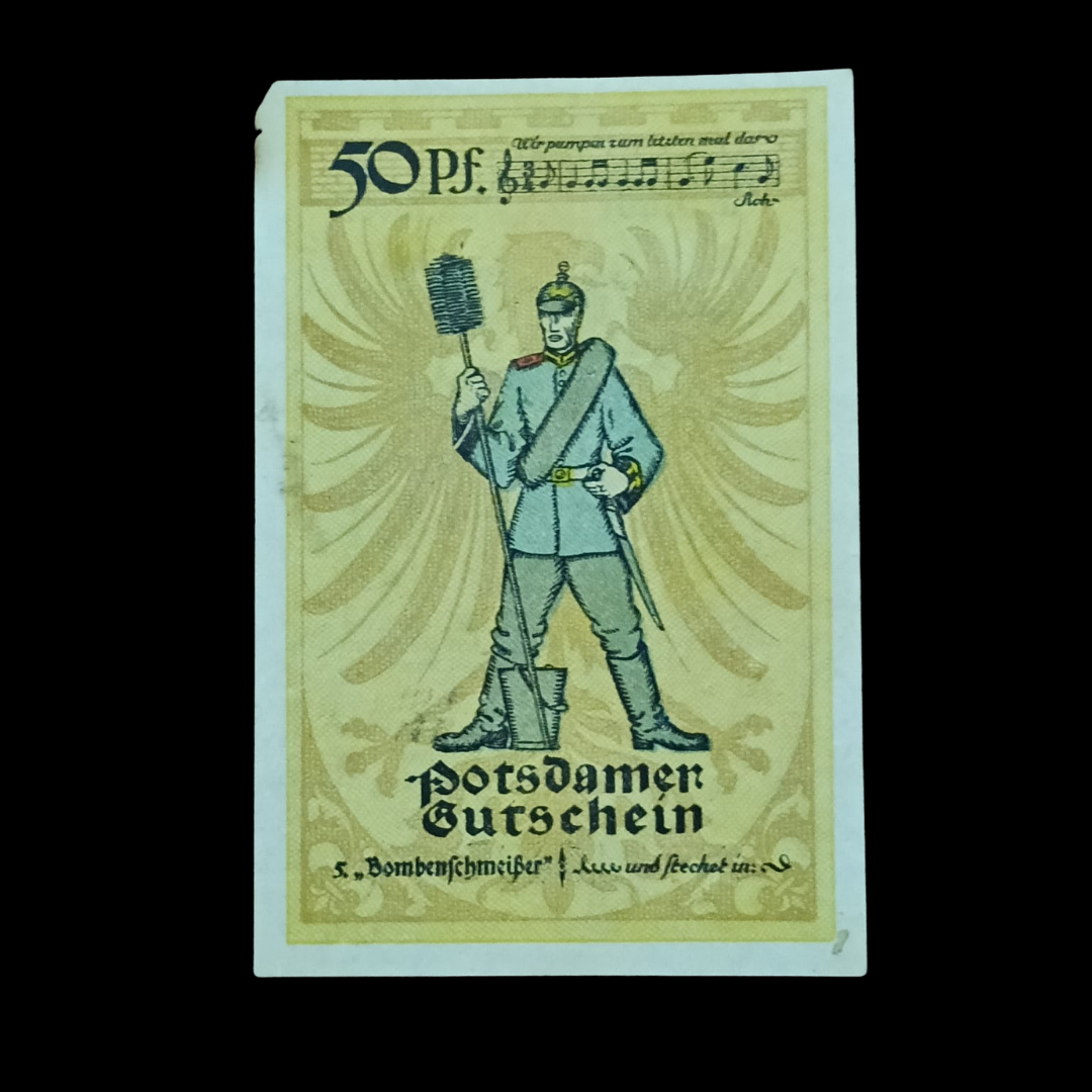 50 Pfennig Notgeld City of Potsdam, Prussian Province of Brandenburg