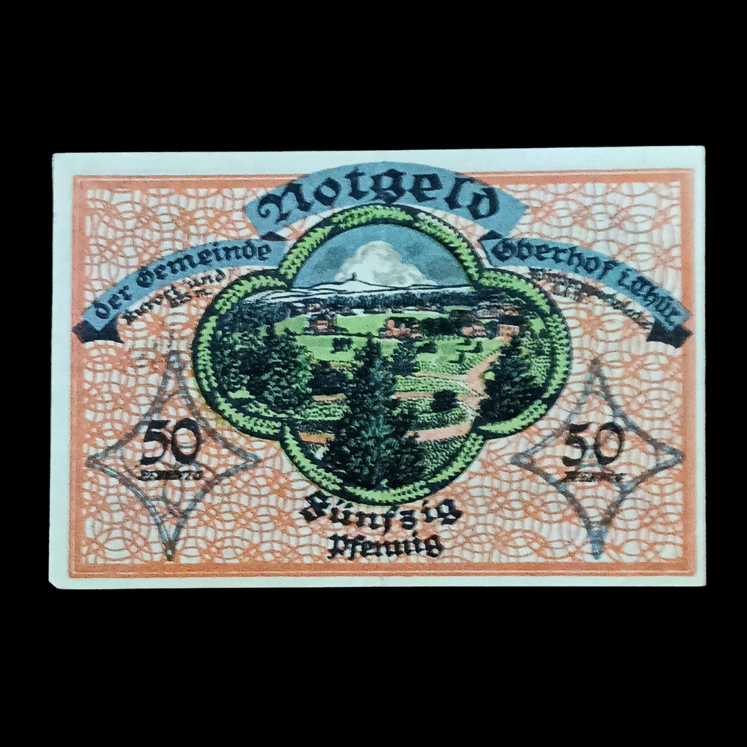 50 Pfennig Notgeld Municipality of Oberhof i. Thür. (Germany)
