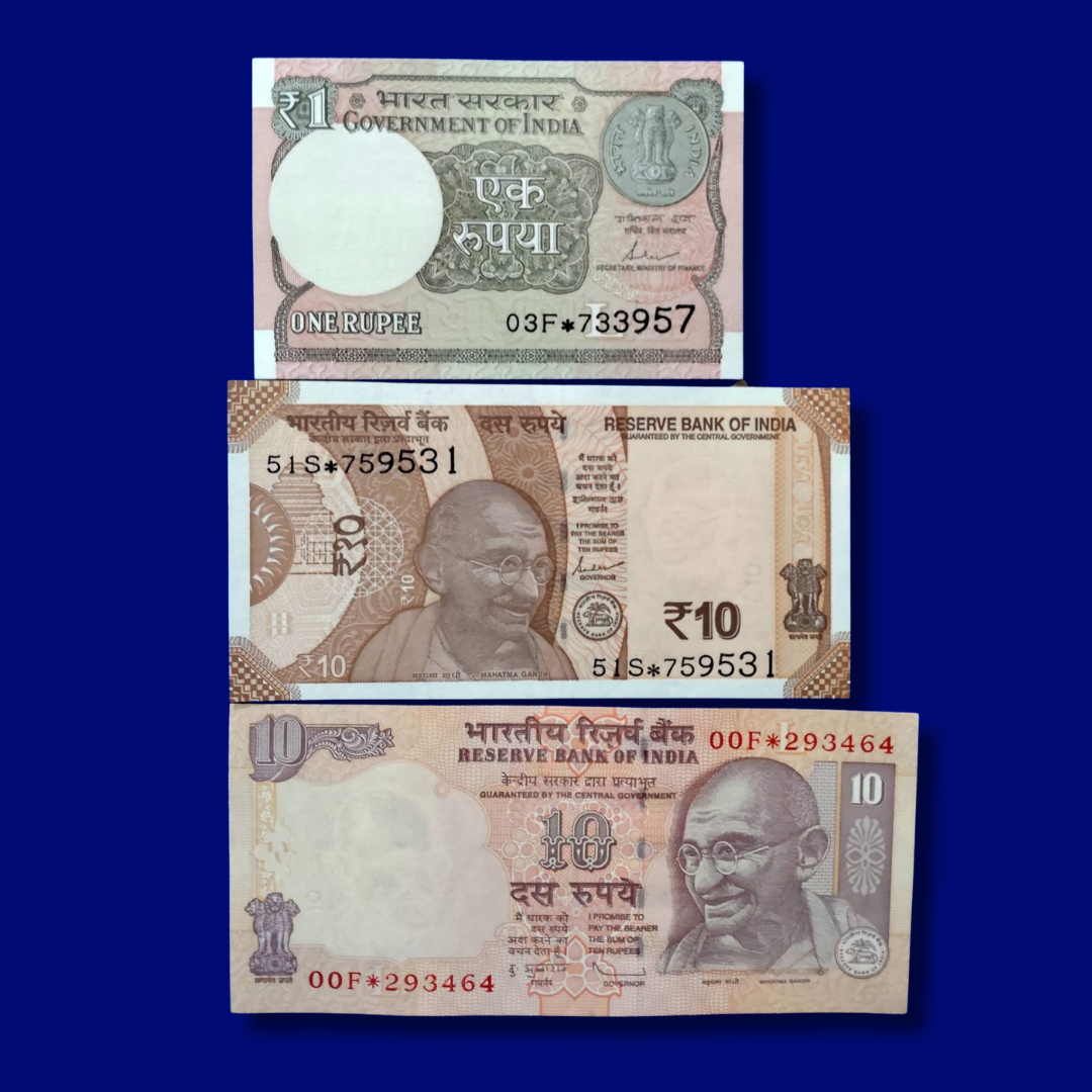 All Denomination Star Sets 1 10 20 50 100 200 500 old and new design rare - Collection Bazzar